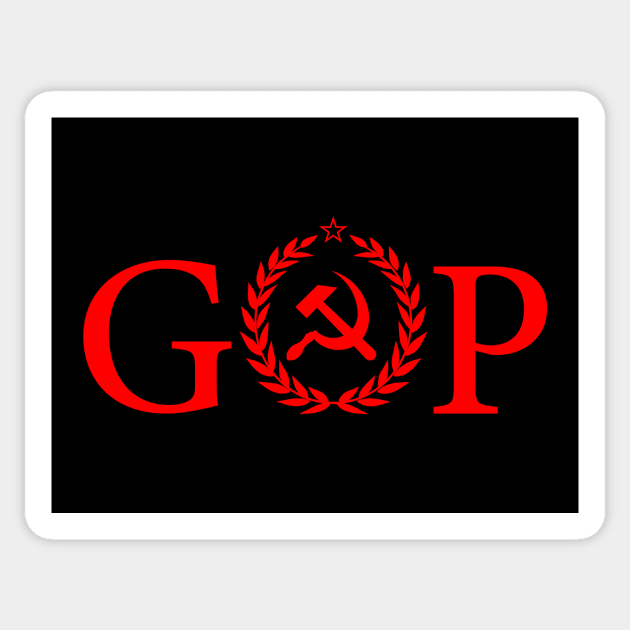 GOP (Russian Republicans) Sticker by n23tees